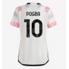 Juventus Paul Pogba #10 Bortedrakt Kvinner 2023-24 Kortermet